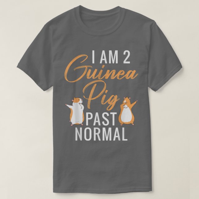 Ich bin 2 Guinea Schweine über normale Niedliche G T-Shirt (Design vorne)