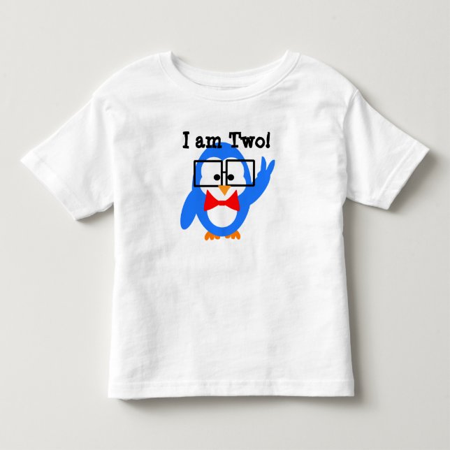 Ich bin 2! Ich bin zwei! Kleinkind T-shirt (Vorderseite)
