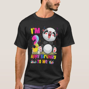 Ich bin 3 Jahre alt 3. Geburtstag Mädchen Teens Pa T-Shirt