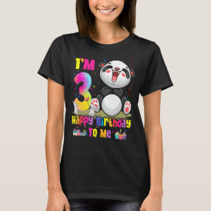 Ich bin 3 Jahre alt 3. Geburtstag Mädchen Teens Pa T-Shirt