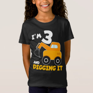 Ich bin 3 und graben es T-Shirt