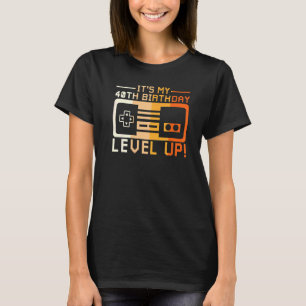 Ich bin 4 Level Up Game Controller Dashboa T-Shirt