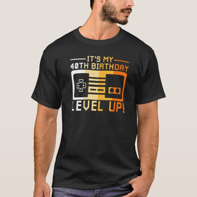 Ich bin 4 Level Up Game Controller Dashboa T-Shirt (Vorderseite)