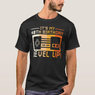 Ich bin 4 Level Up T Game Controller Dashb T-Shirt