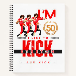 Ich bin 50 notizbuch