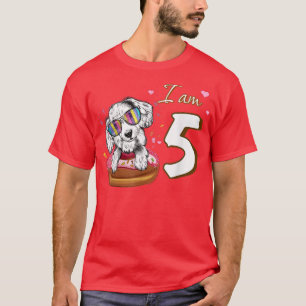 Ich bin 5 Geburtstag Niedlich Schönes Spanisch mit T-Shirt