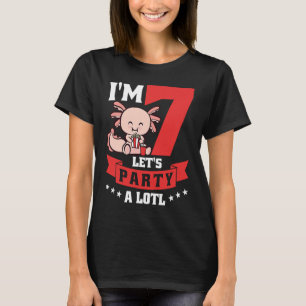 Ich bin 7 und lass uns ein Party machen T-Shirt
