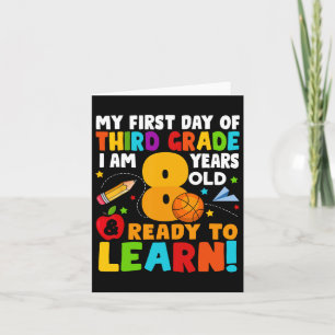 Ich bin 8 bereit, meinen Lebenslauf zur dritten Gr Karte