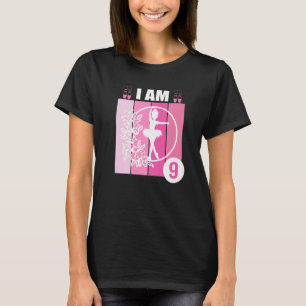 Ich bin 9. Geburtstag Ballerina Ballett 1 T-Shirt