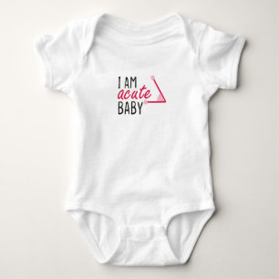 Ich bin Acute Baby Pink, Math Baby, Neues Mütterge Strampler