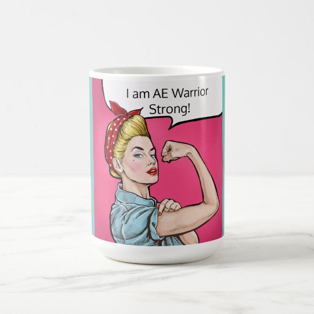 Ich bin AE Warrior Strong! Tasse (Mittel)