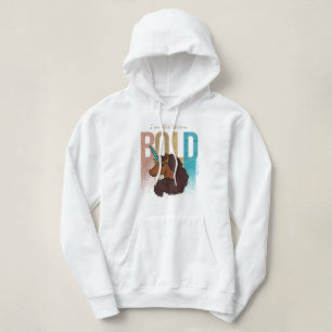 Ich bin Afro Unicorn   Fett-Glitzer-Design Hoodie