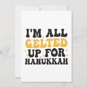 Ich bin alle für Hanukkah Funny Gelt Chanukah verl Einladung