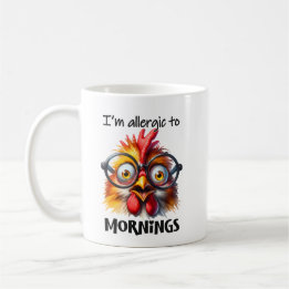 Ich bin allergisch gegen Morgen! Kaffeetasse