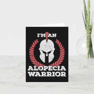 Ich bin Alopecia Krieger Alopecia Areata Bewusstse Karte