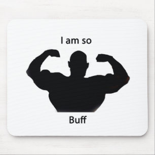 Ich bin also Büffelleder Mousepad