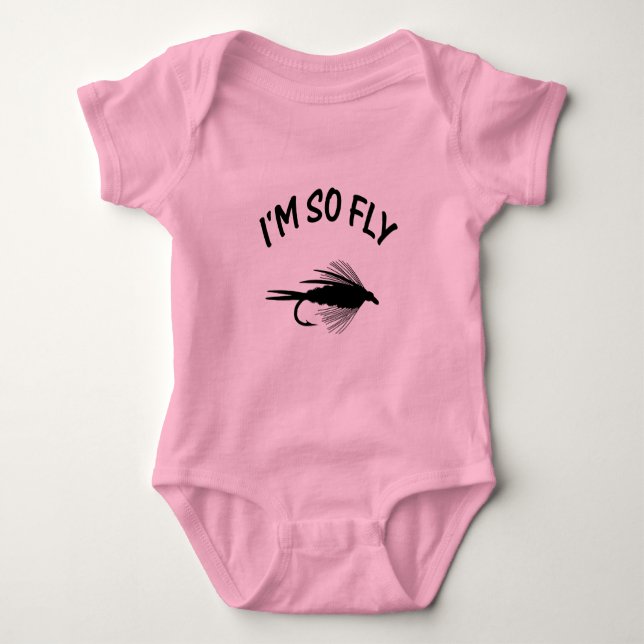 Ich bin ALSO FLIEGE Baby Strampler (Vorderseite)