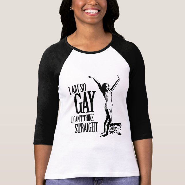 Ich bin also Homosexuelles, das ich nicht gerade T-Shirt (Vorderseite)