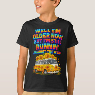 Ich bin älter, jetzt laufe ich immer noch gegen ei T-Shirt
