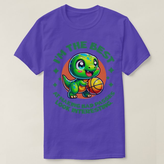 Ich bin am besten dabei, schlechte Pässe interessa T-Shirt (Design vorne)
