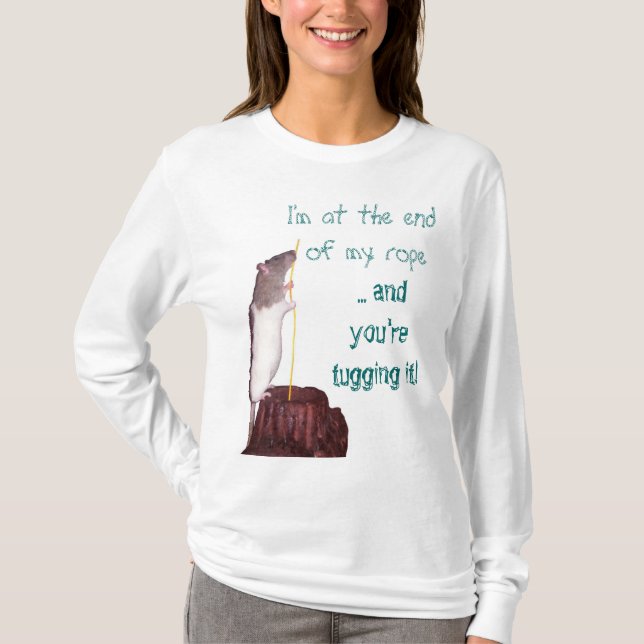 Ich bin am Ende meines T-Shirts (Vorderseite)