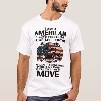 Ich bin Amerikaner, ich Liebe meine Freiheit I Lie T-Shirt