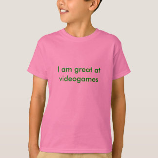 Ich bin an den Videospielen groß T-Shirt