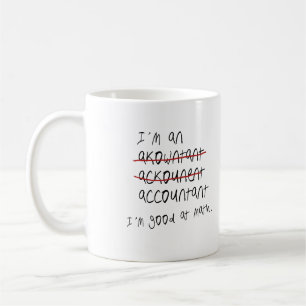 Ich bin an Mathe gut Kaffeetasse
