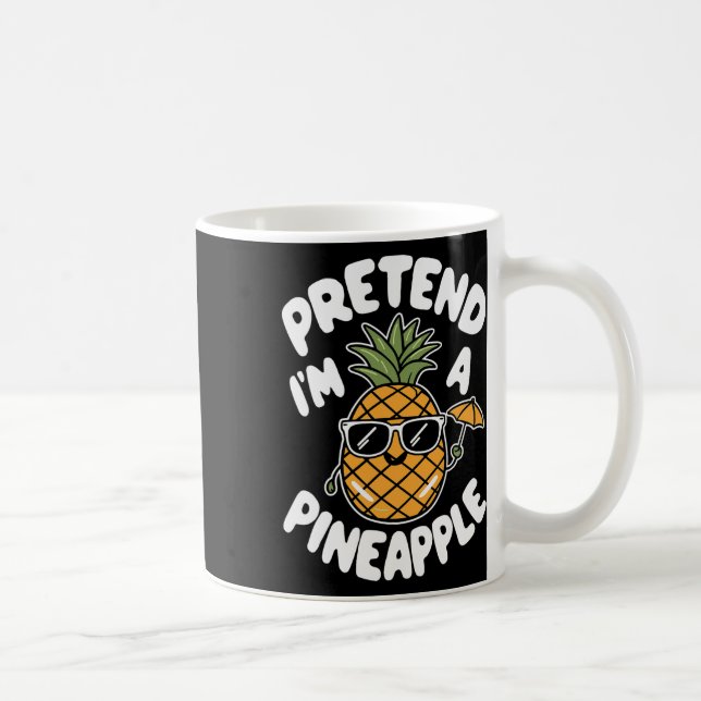 Ich bin Ananas Kaffeetasse (Rechts)