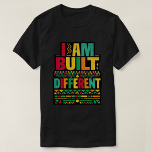 Ich bin anders Retro-Typografie aufgebaut T-Shirt