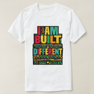 Ich bin anders Retro-Typografie aufgebaut T-Shirt