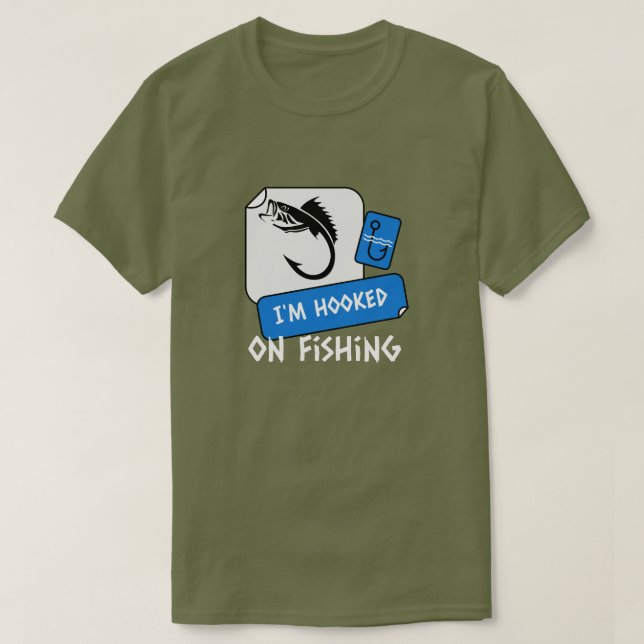 ICH BIN ANGEHÄKELT T-Shirt (Design vorne)