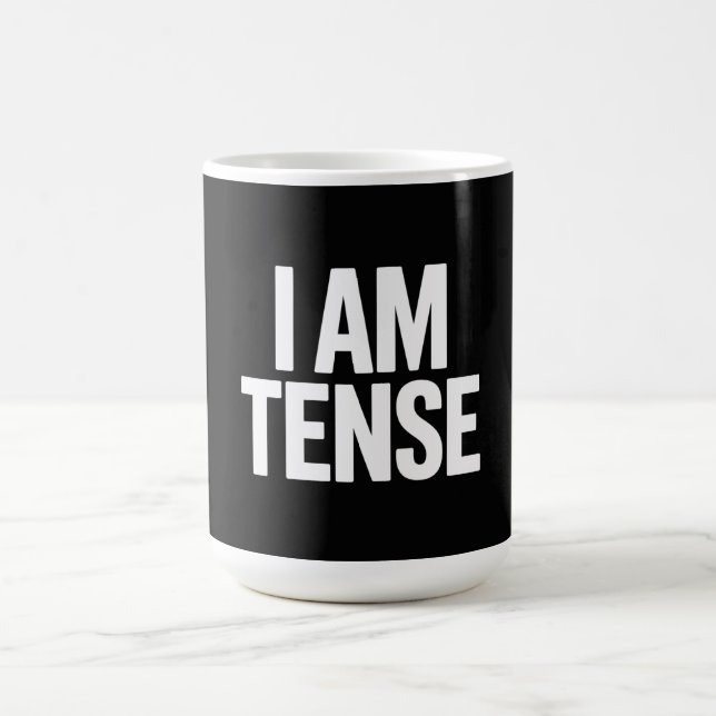 Ich bin angespannt kaffeetasse (Mittel)