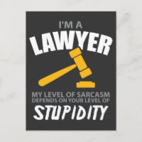 Ich bin Anwältin, mein Level von Sarcasm-Funny