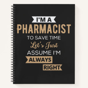 Ich bin Apotheker, um Zeit Retten. Nehmen wir mal  Notizbuch