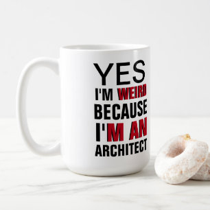 Ich bin Architekt Kaffeetasse