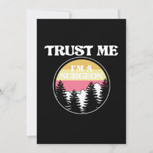 Ich bin Ärztin für Operation Neurologie Gra Dankeskarte