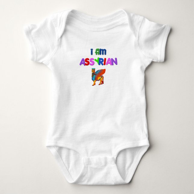 Ich bin assyrisch baby strampler (Vorderseite)