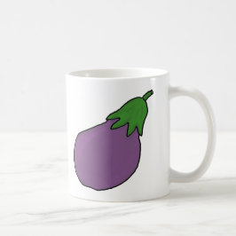 Ich bin Aubergine Kaffeetasse