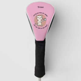 Ich bin auf Autopilot-Modus lustige Katze Golf Headcover