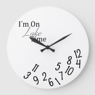 Ich bin auf der Seesuhr Große Wanduhr