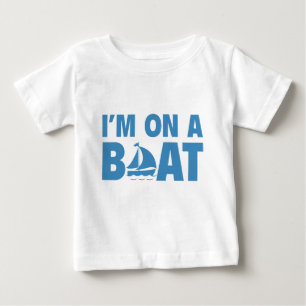 Ich bin auf einem Boot Baby T-shirt