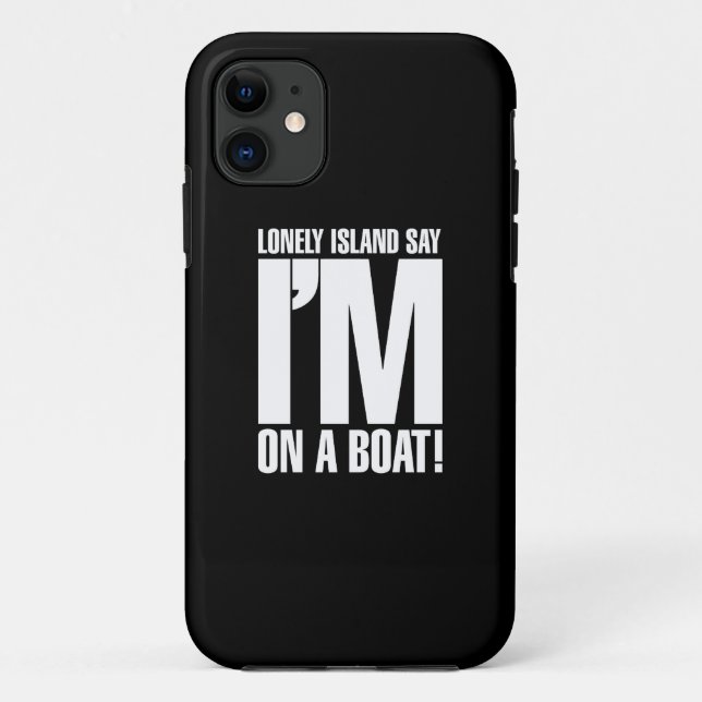 Ich bin auf einem Boot Case-Mate iPhone Hülle (Rückseite)