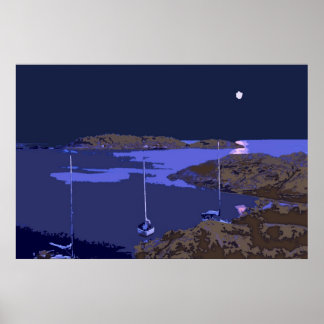 Ich bin auf einem Boot Poster