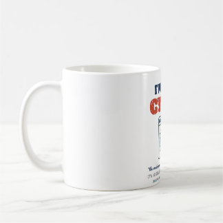 Ich bin auf einem Zyklus Lustiger Fitness-Wäsche-M Kaffeetasse