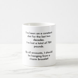 Ich bin auf einer konstanten Diät für die letzten Kaffeetasse