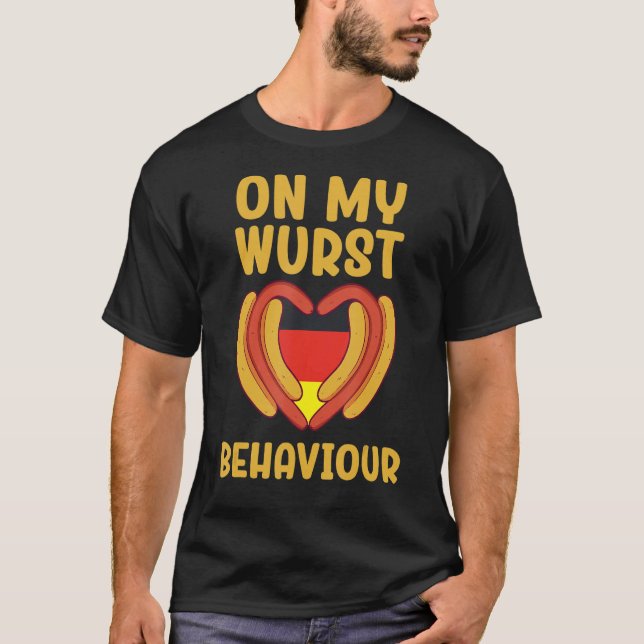 Ich bin auf meinem Wurstverhalten und schnüffle ni T-Shirt (Vorderseite)