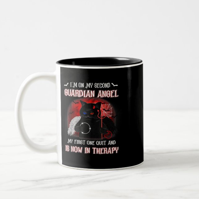 Ich bin auf meinem zweiten Guardian Angel mein ers Zweifarbige Tasse (Links)