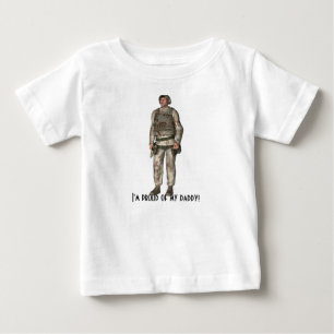 "Ich bin auf meinen Vati stolz! Baby T-shirt