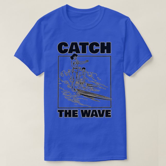 Ich bin auf VACATION Gelassen fangen die Welle T-Shirt (Design vorne)